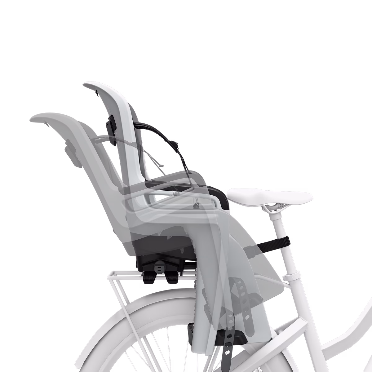 Thule RideAlong 2 uz bagāžnieka stiprināms bērnu velokrēsls | Light Gray