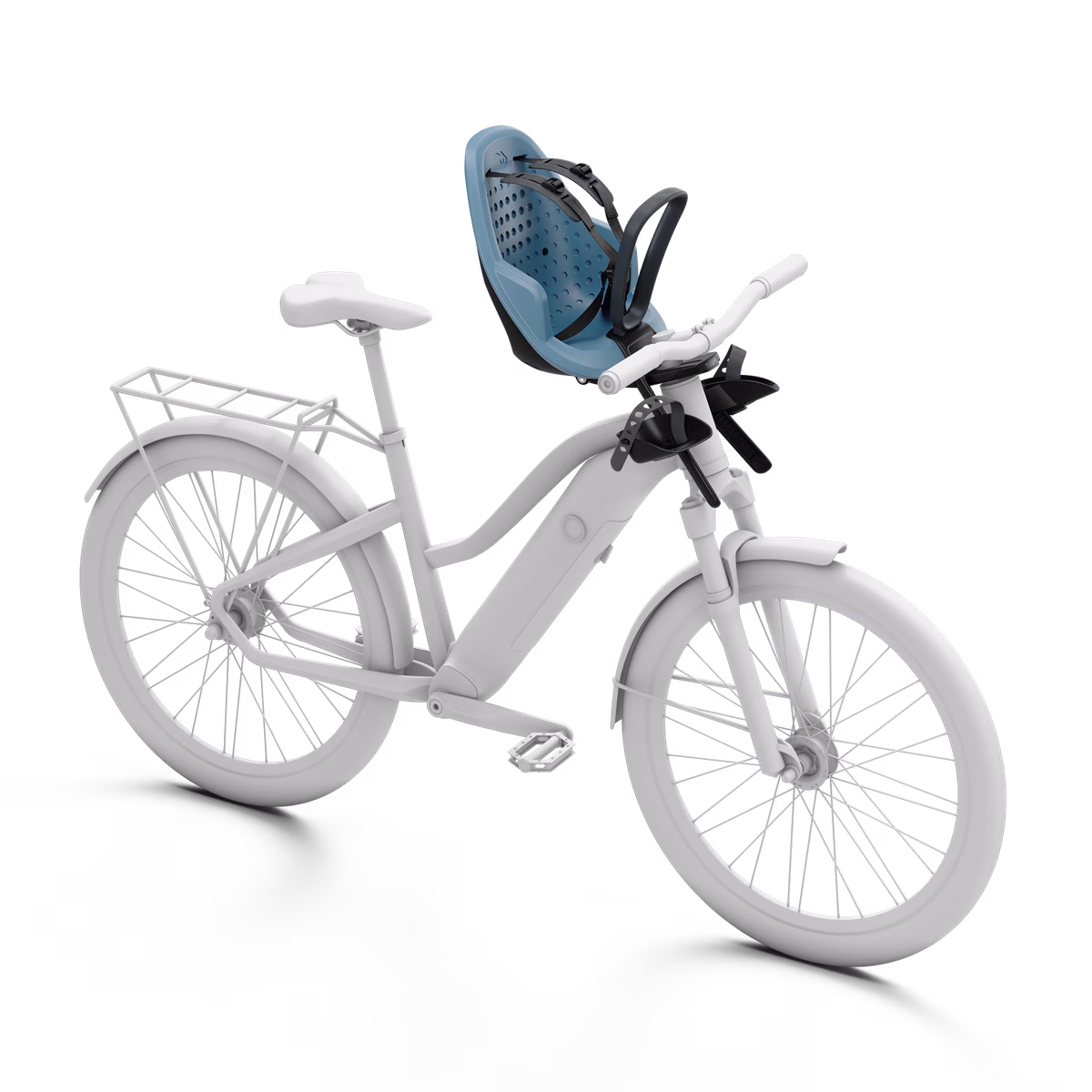 Thule Yepp 2 Mini priekšējais bērnu velosipēda sēdeklis | Aegean Blue